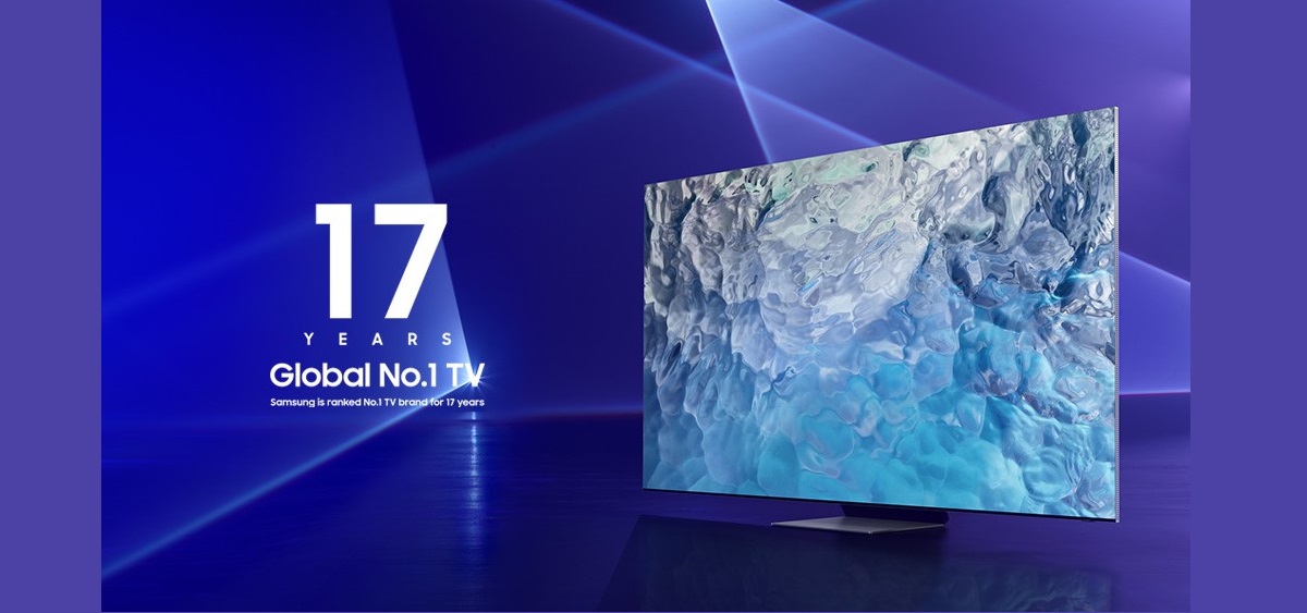 Признание: Samsung лидирует на мировом рынке телевизоров 17 лет подряд